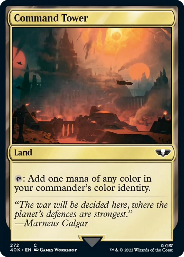 Command Tower (272) [Warhammer 40,000] Magic: The Gathering