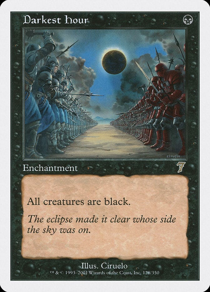 Darkest Hour [Seventh Edition] Magic: The Gathering