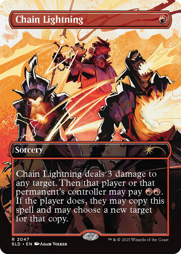 Chain Lightning (2047) (Rainbow Foil) [Secret Lair Drop Series] Magic: The Gathering