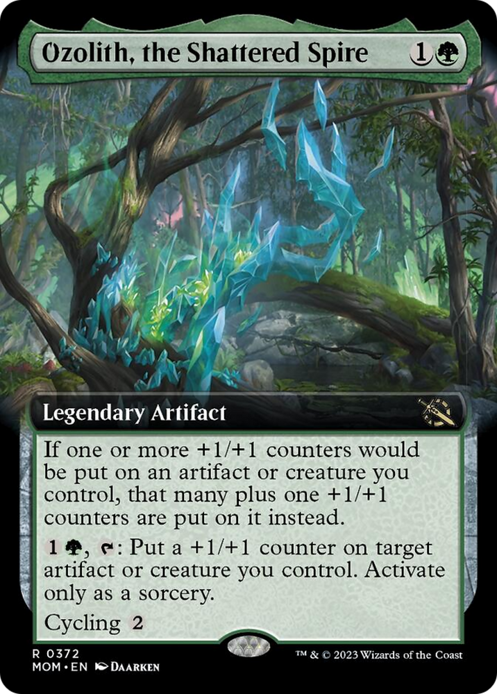 Ozolith, the Shattered Spire (Extended Art) [March of the Machine] Magic: The Gathering