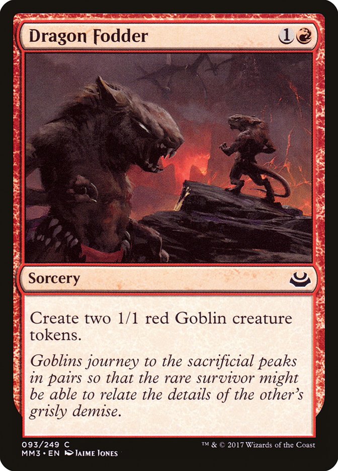 Dragon Fodder [Modern Masters 2017] Magic: The Gathering