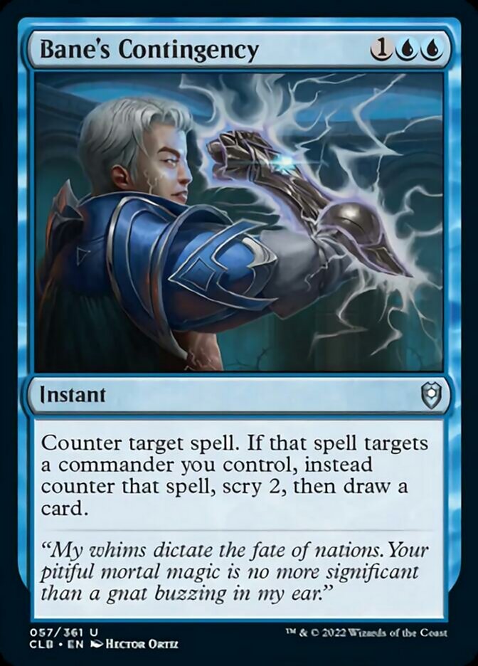 Bane's Contingency [Commander Legends: Battle for Baldur's Gate] Magic: The Gathering