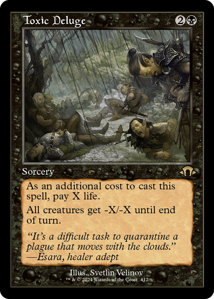 Toxic Deluge (Retro) [Modern Horizons 3] Magic: The Gathering