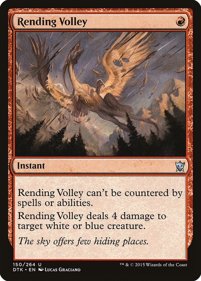 Rending Volley [Dragons of Tarkir] Magic: The Gathering
