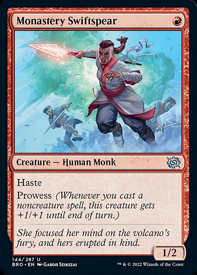 Monastery Swiftspear [The Brothers' War] Magic: The Gathering