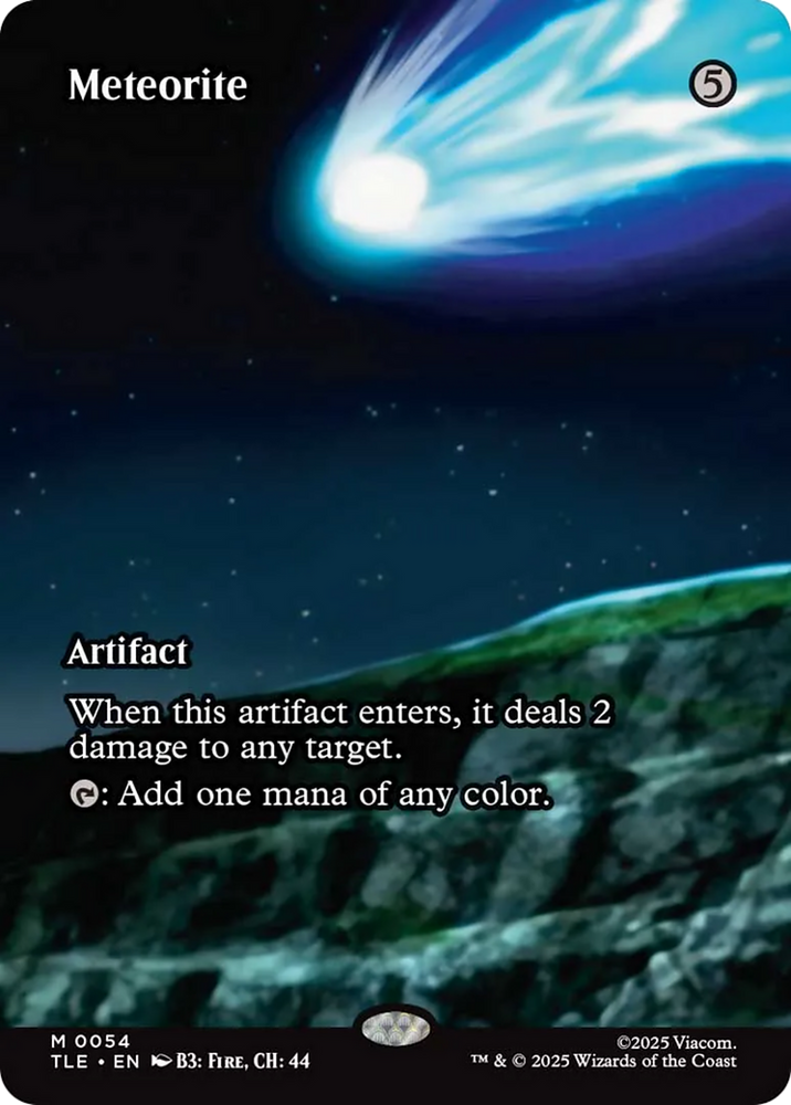 Meteorite (Borderless) [Avatar: The Last Airbender: Eternal-Legal] Magic: The Gathering