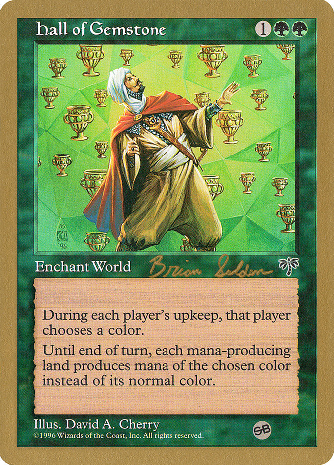 Hall of Gemstone (Brian Selden) (SB) [World Championship Decks 1998] Magic: The Gathering