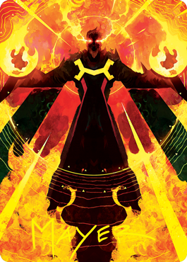 Urza's Rage Art Card (Gold-Stamped Signature) [Strixhaven: School of Mages Art Series] Magic: The Gathering