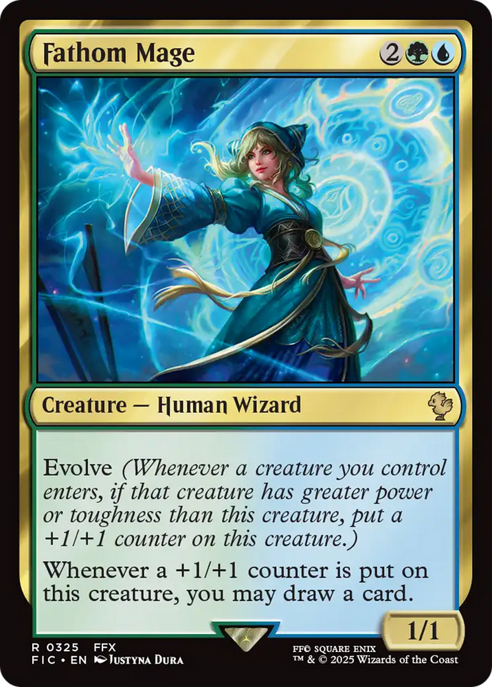 Fathom Mage [FINAL FANTASY Commander] Magic: The Gathering