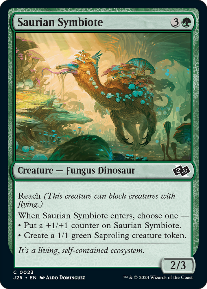 Saurian Symbiote [Foundations Jumpstart] Magic: The Gathering