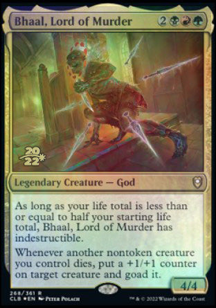 Bhaal, Lord of Murder [Commander Legends: Battle for Baldur's Gate Prerelease Promos] Magic: The Gathering