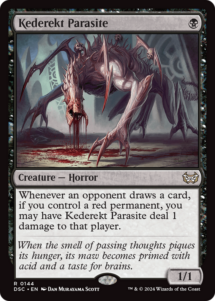Kederekt Parasite [Duskmourn: House of Horror Commander] Magic: The Gathering