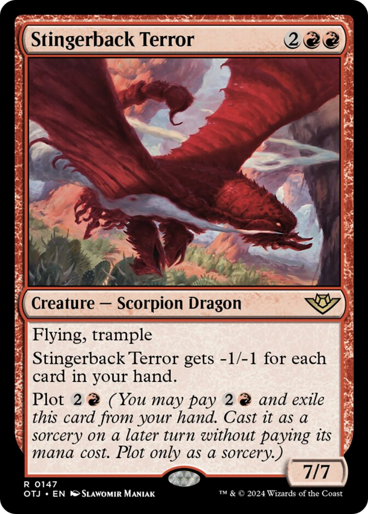 Stingerback Terror [Outlaws of Thunder Junction] Magic: The Gathering
