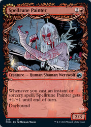Spellrune Painter // Spellrune Howler (Showcase Equinox) [Innistrad: Midnight Hunt] Magic: The Gathering