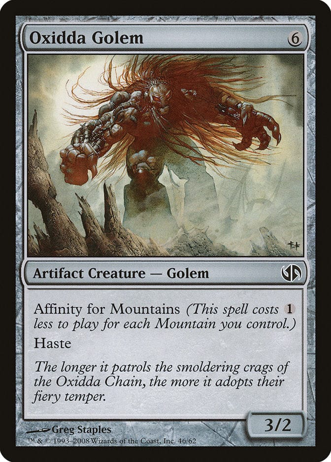 Oxidda Golem [Duel Decks: Jace vs. Chandra] Magic: The Gathering