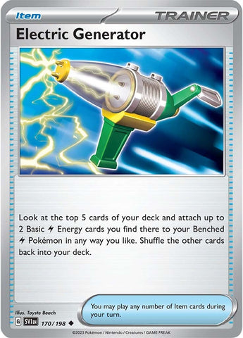 Electric Generator (170/198) [Scarlet & Violet: Base Set] - Pokemon Cards For Your TCG Needs!