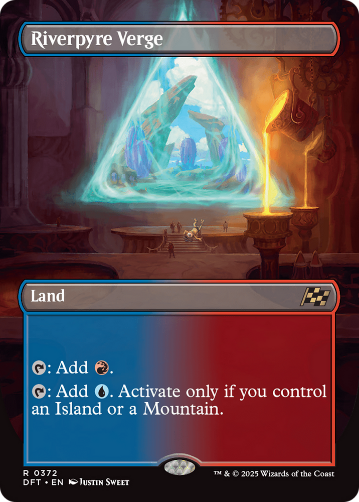 Riverpyre Verge (Borderless) [Aetherdrift] Magic: The Gathering