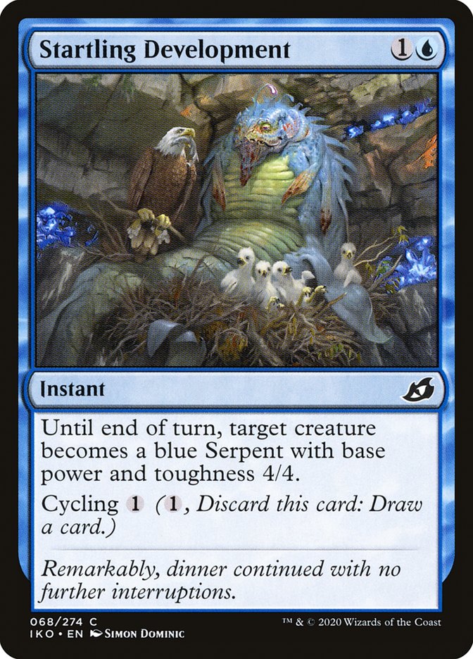 Startling Development [Ikoria: Lair of Behemoths] Magic: The Gathering