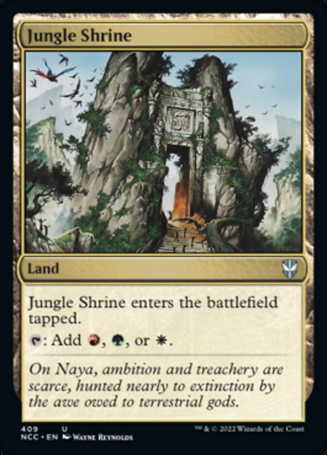 Jungle Shrine [Streets of New Capenna Commander] Magic: The Gathering