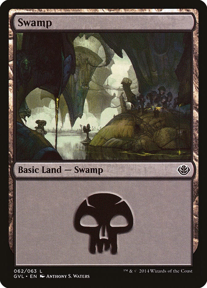Swamp (62) (Garruk vs. Liliana) [Duel Decks Anthology] Magic: The Gathering