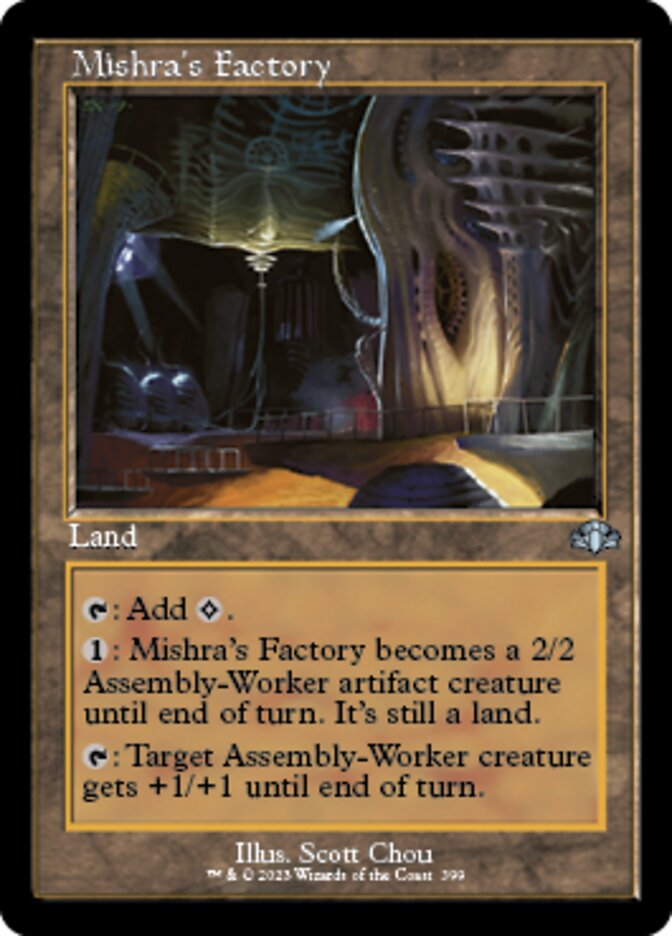 Mishra's Factory (Retro) [Dominaria Remastered] Magic: The Gathering