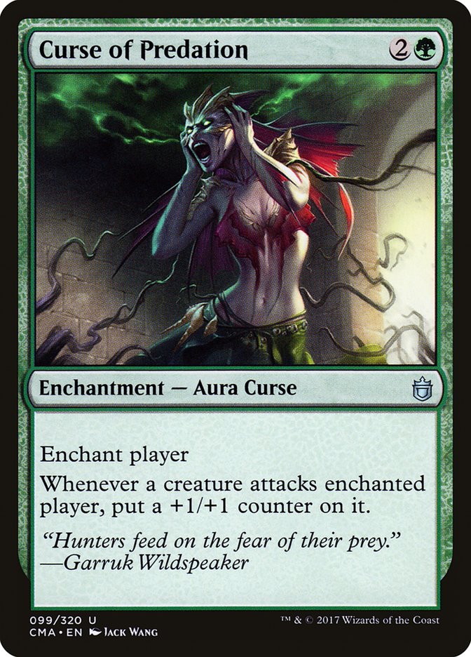 Curse of Predation [Commander Anthology] Magic: The Gathering