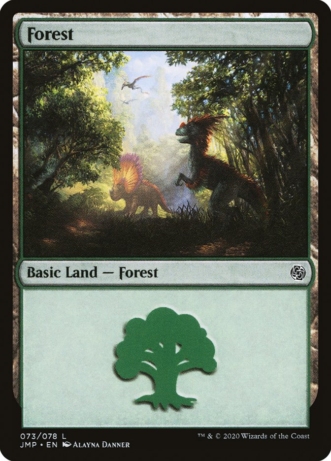 Forest (73) [Jumpstart] Magic: The Gathering