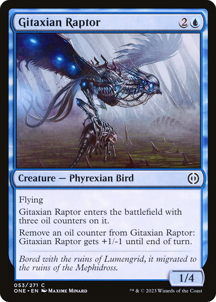 Gitaxian Raptor [Phyrexia: All Will Be One] Magic: The Gathering
