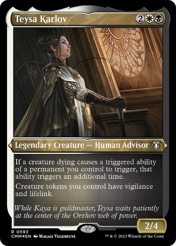Teysa Karlov (Foil Etched) [Commander Masters] Magic: The Gathering
