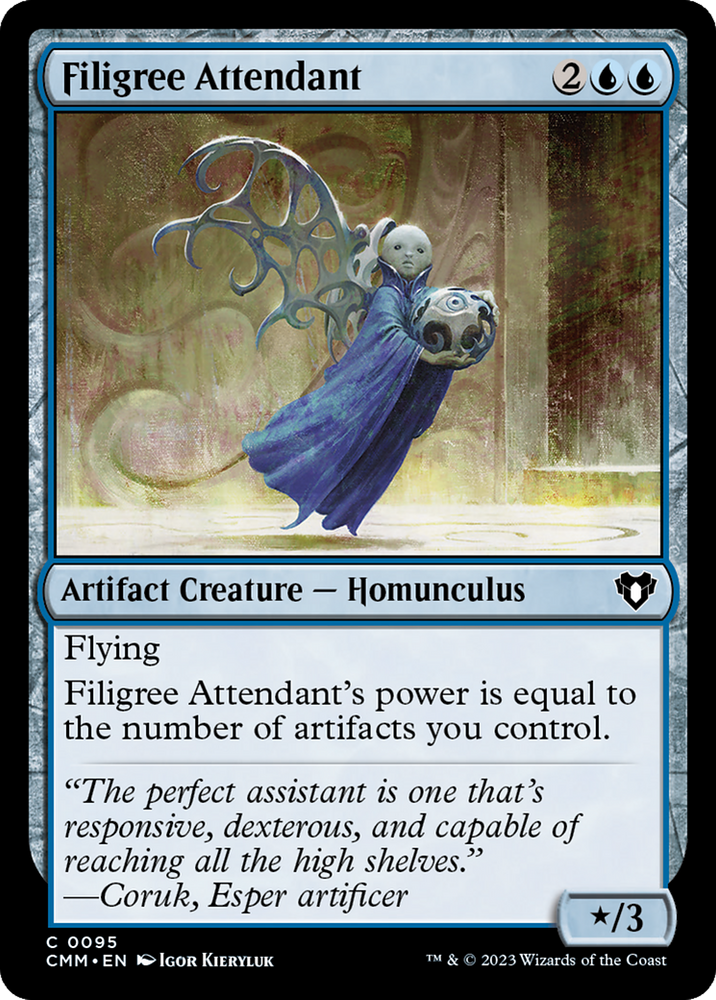 Filigree Attendant [Commander Masters] Magic: The Gathering