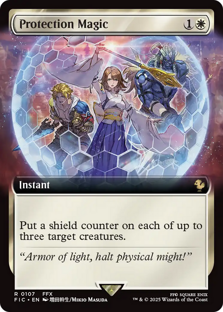 Protection Magic (Extended Art) [FINAL FANTASY Commander] Magic: The Gathering