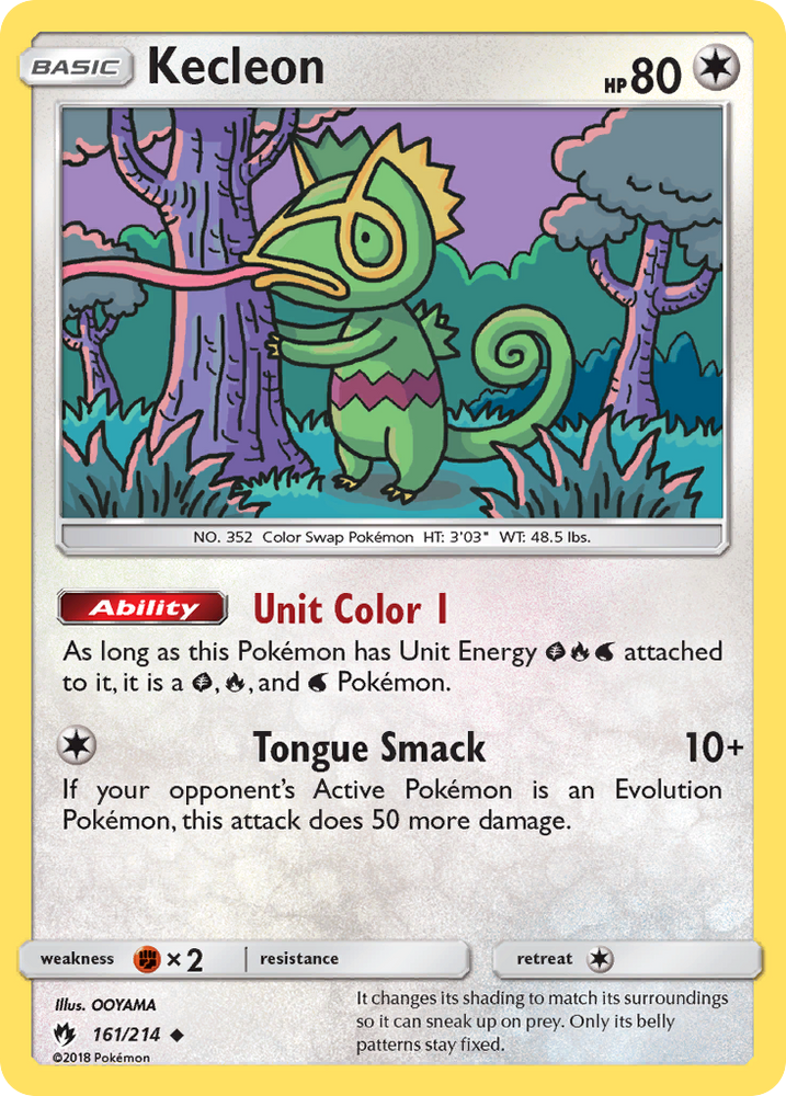 Kecleon (161/214) [Sun & Moon: Lost Thunder] Pokémon
