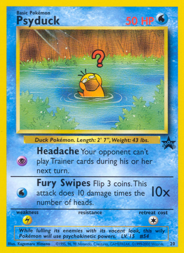 Psyduck (20) [Wizards of the Coast: Black Star Promos] Pokémon