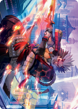 Isshin, Two Heavens as One 2 Art Card [Kamigawa: Neon Dynasty Art Series] Magic: The Gathering