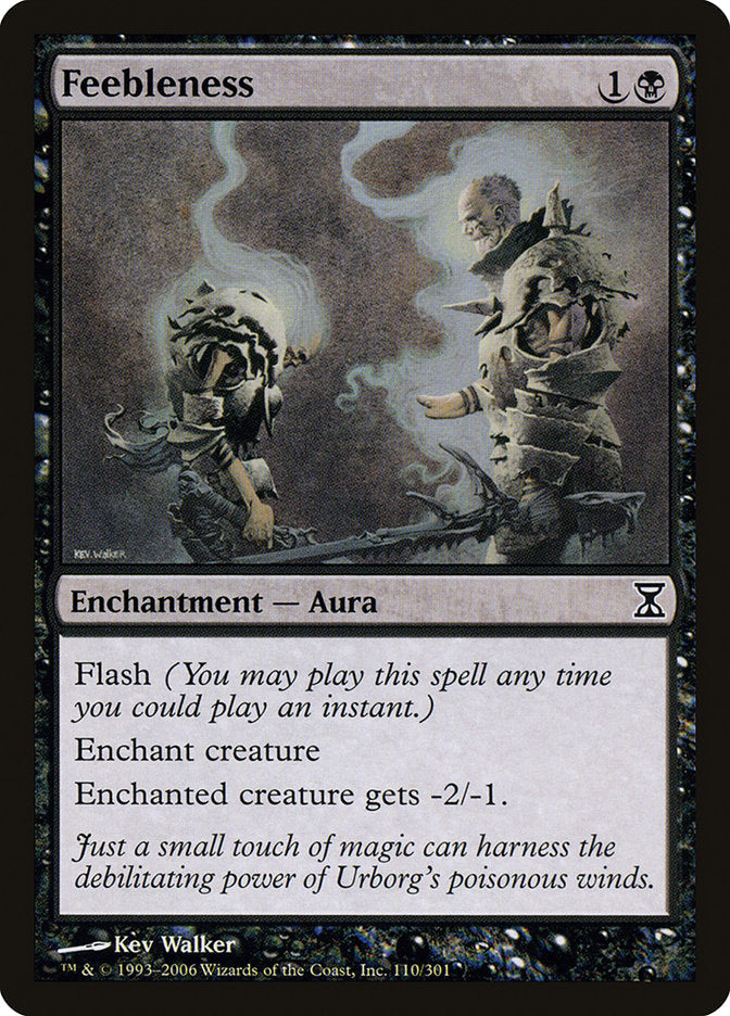 Feebleness [Time Spiral] Magic: The Gathering