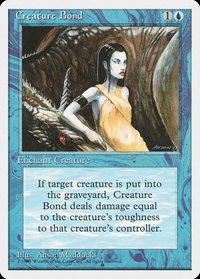 Creature Bond [Fourth Edition] Magic: The Gathering