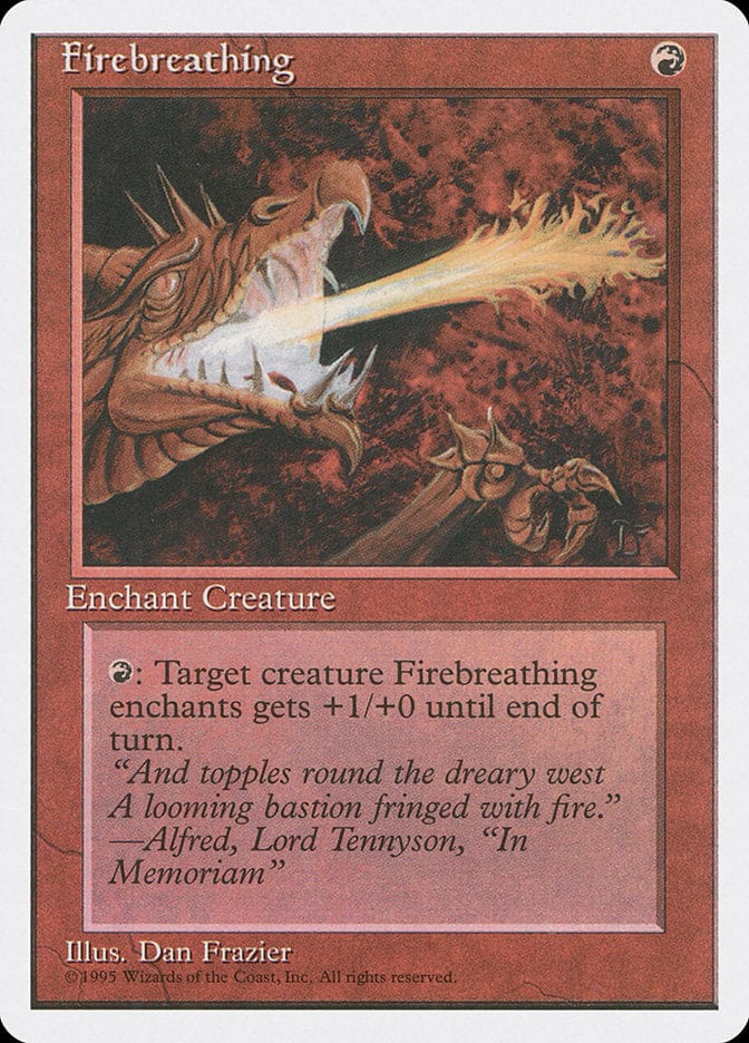 Firebreathing [Fourth Edition] Magic: The Gathering