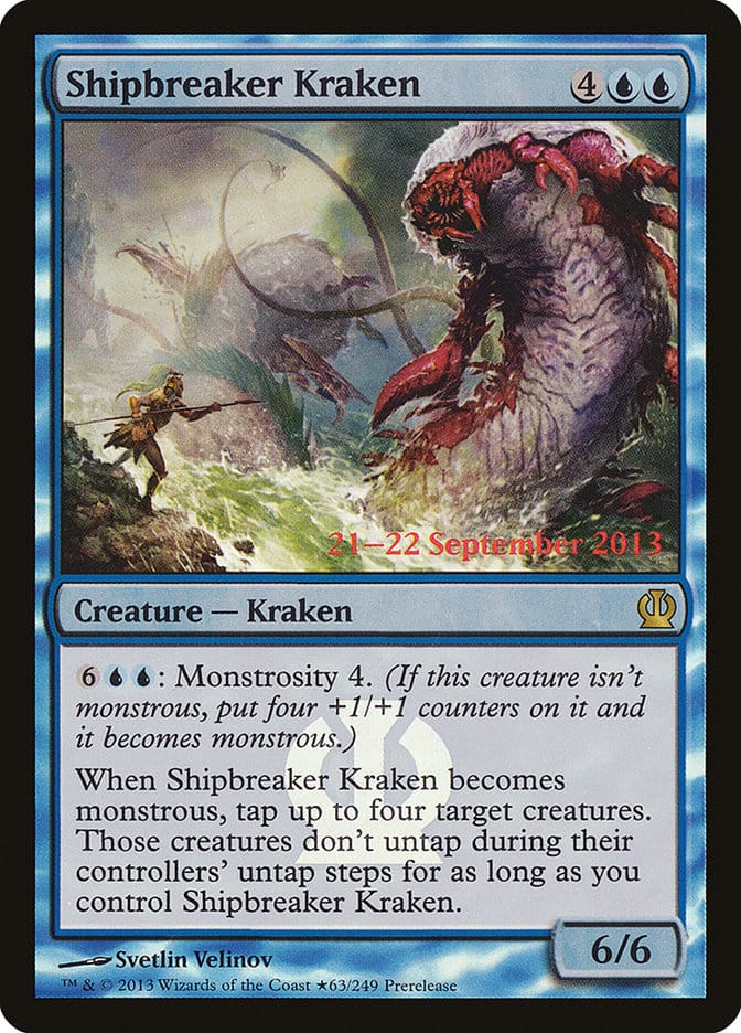 Shipbreaker Kraken [Theros Prerelease Promos] Magic: The Gathering