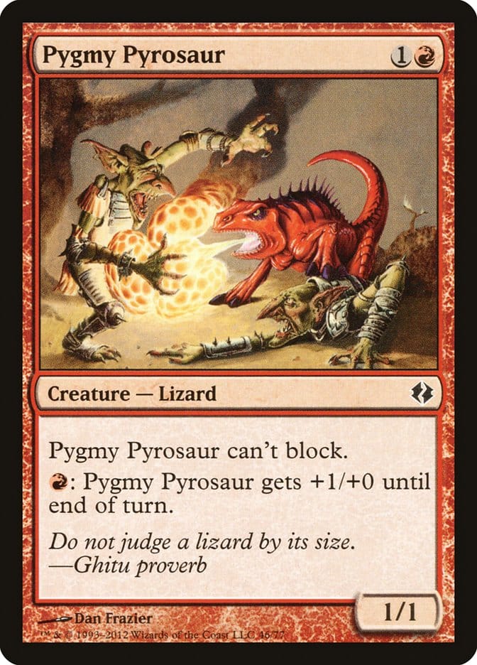 Pygmy Pyrosaur [Duel Decks: Venser vs. Koth] Magic: The Gathering