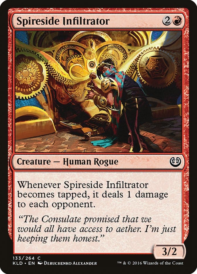 Spireside Infiltrator [Kaladesh] Magic: The Gathering