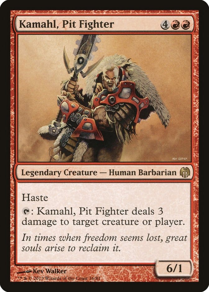 Kamahl, Pit Fighter [Duel Decks: Heroes vs. Monsters] Magic: The Gathering