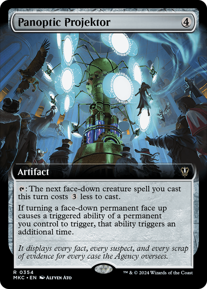 Panoptic Projektor (Extended Art) [Murders at Karlov Manor Commander] Magic: The Gathering