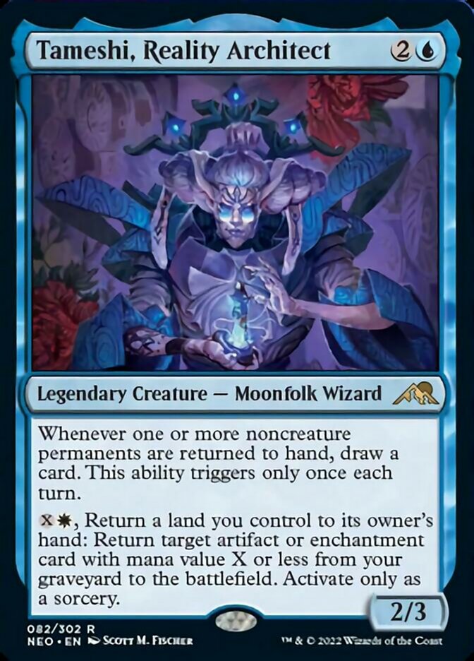 Tameshi, Reality Architect [Kamigawa: Neon Dynasty] Magic: The Gathering