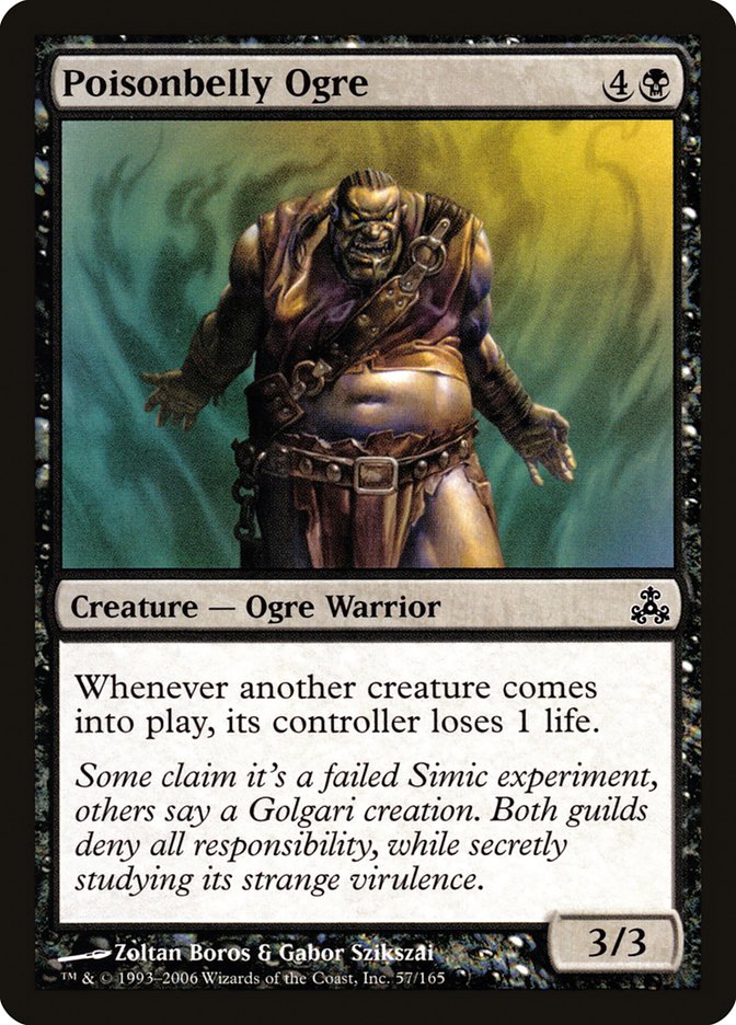 Poisonbelly Ogre [Guildpact] Magic: The Gathering