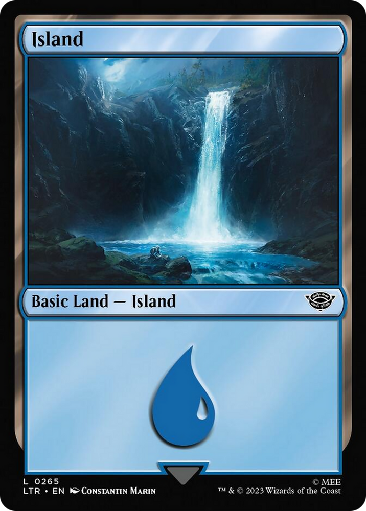 Island (265) [The Lord of the Rings: Tales of Middle-Earth] Magic: The Gathering