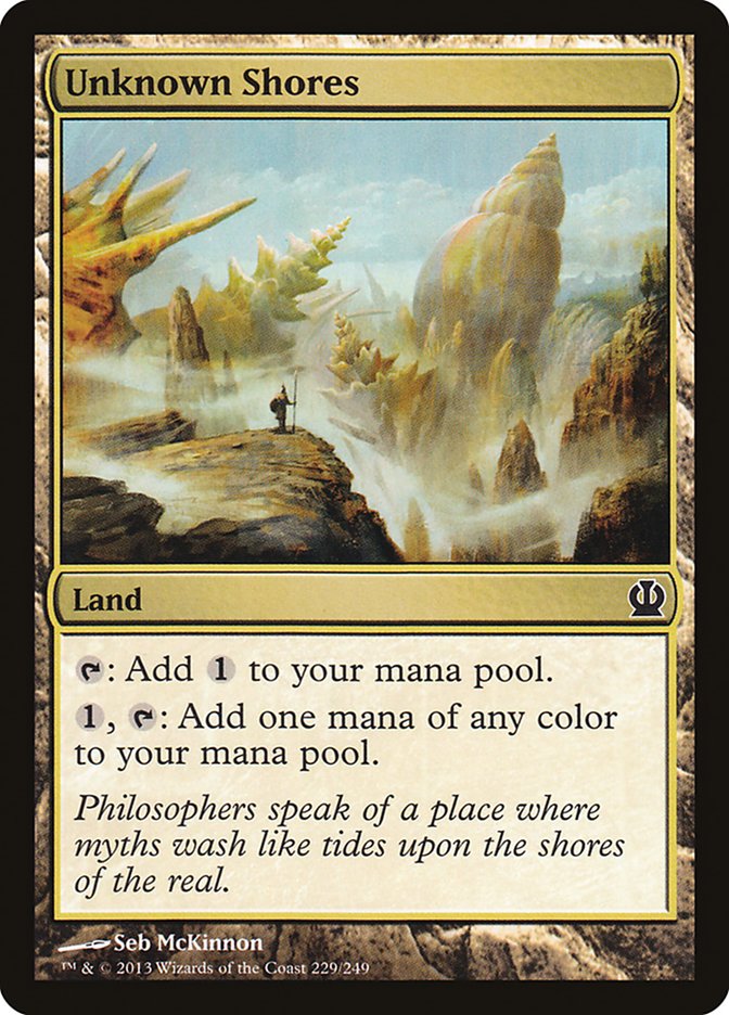 Unknown Shores [Theros] Magic: The Gathering