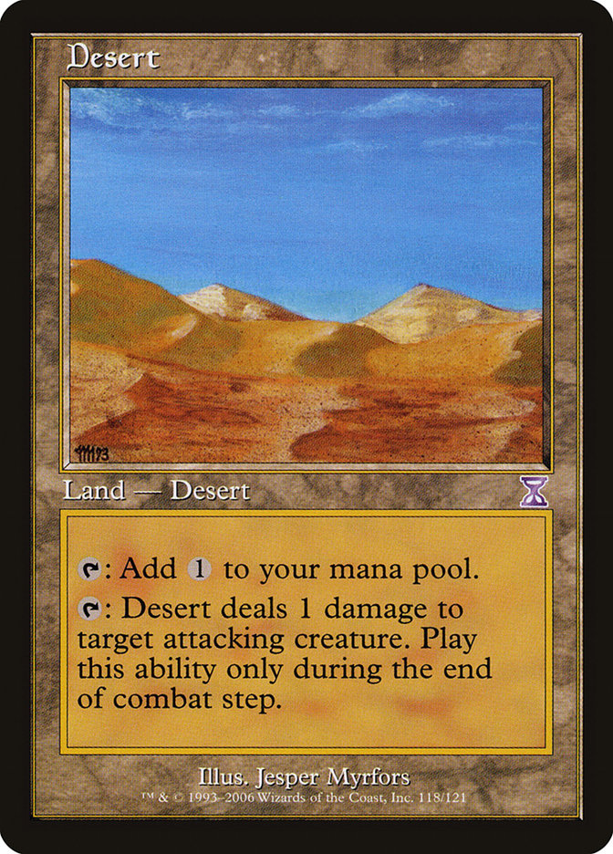 Desert [Time Spiral Timeshifted] Magic: The Gathering