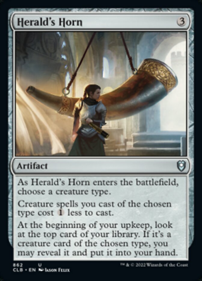 Herald's Horn [Commander Legends: Battle for Baldur's Gate] Magic: The Gathering