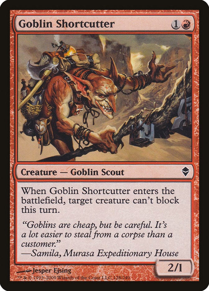 Goblin Shortcutter [Zendikar] Magic: The Gathering