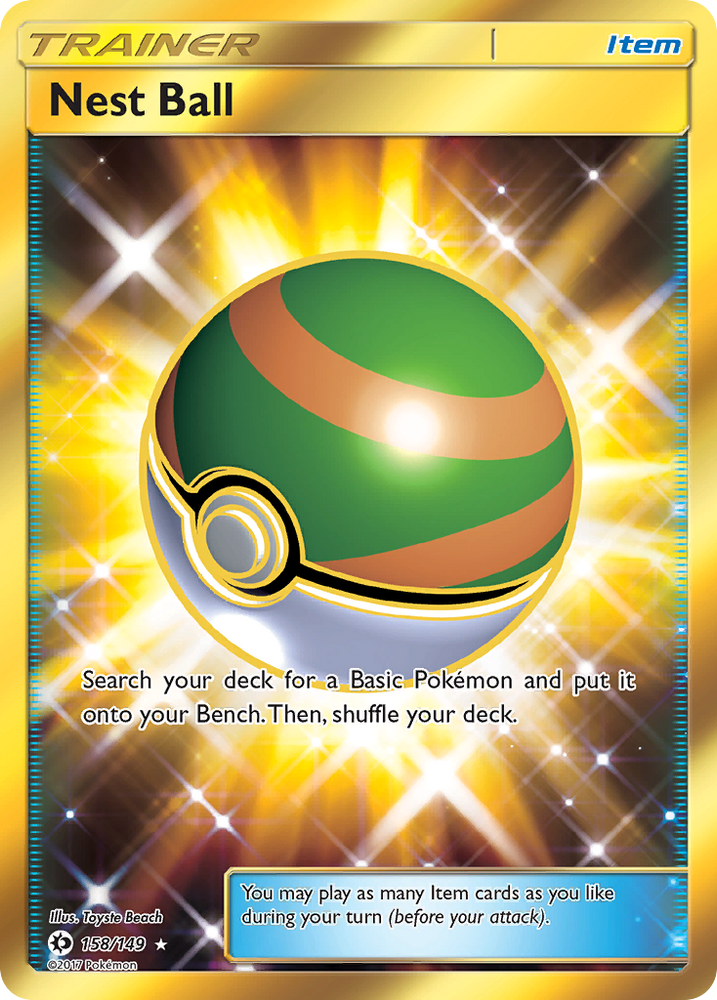 Nest Ball (158/149) [Sun & Moon: Base Set] Pokémon